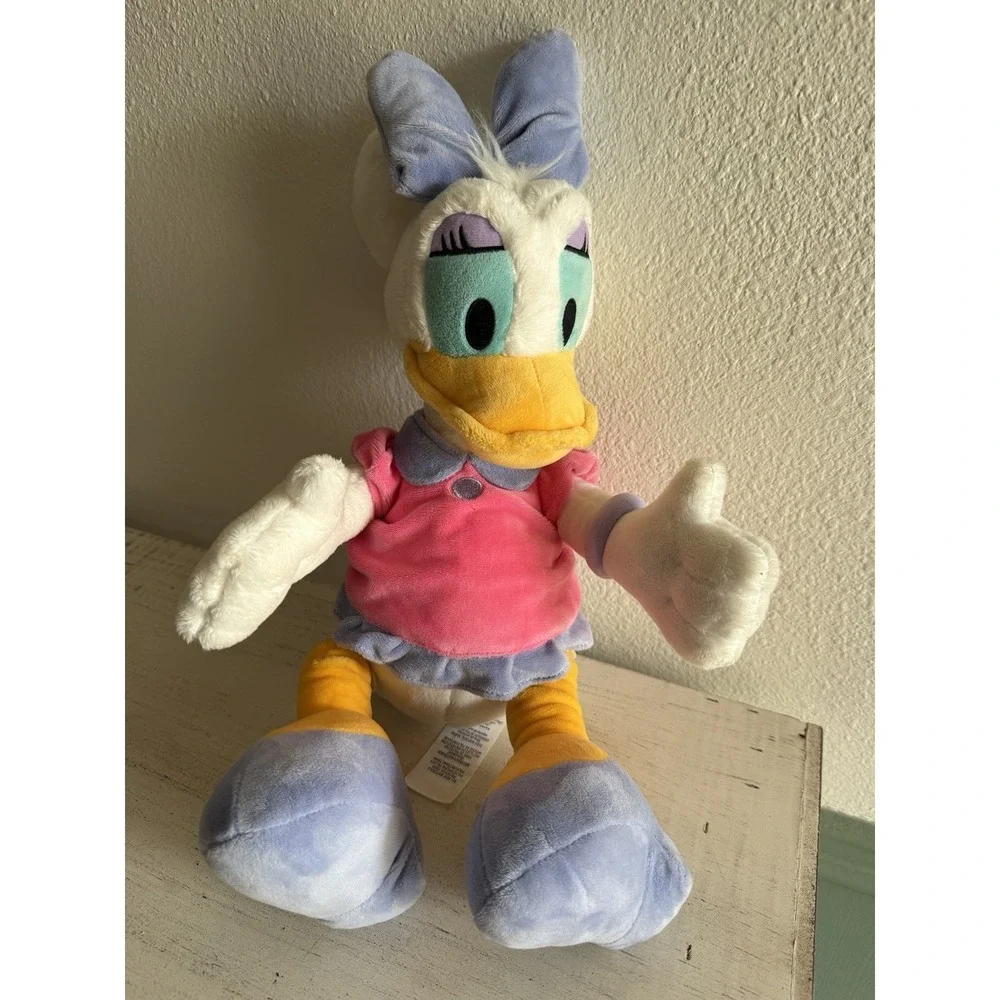 Disney Store Daisy Duck Plush Stuffed Animal Official Disney 14